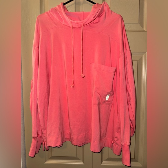 FP Movement by Free People Tops - NWT - FP Movement Hot Shot Hooded Layer in the color Hibiscus